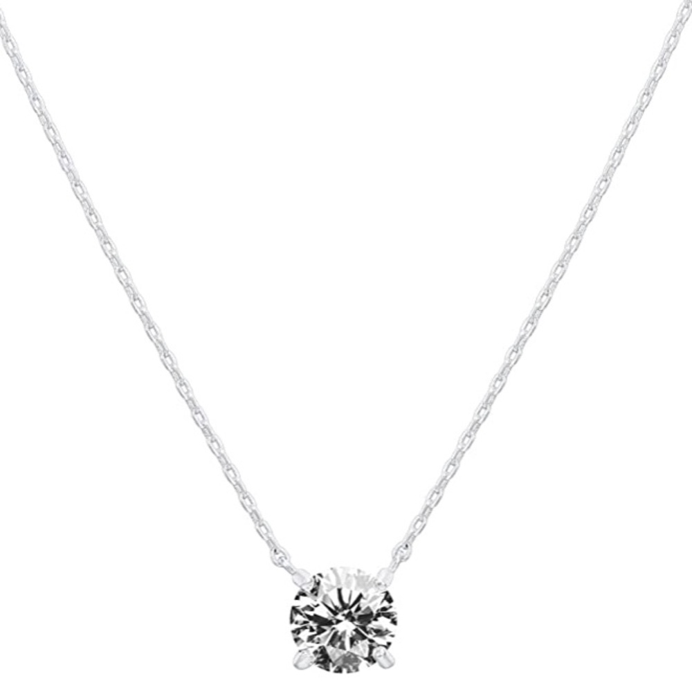 Swarovski 14k Gold Diamond Choker Necklace Women - Picture 3 of 8